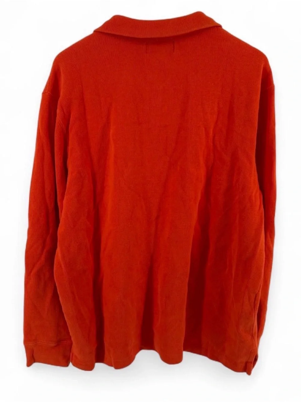 Ralph Lauren Bright Orange Zip-Neck Pullover